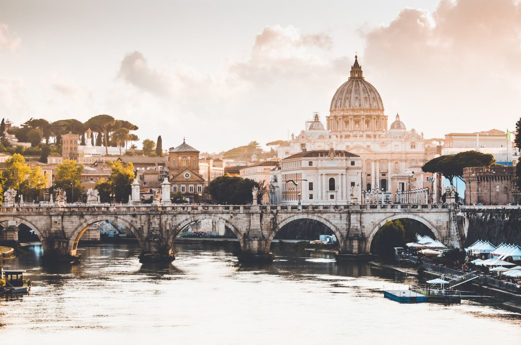 Vu sur Rome et le Vatican