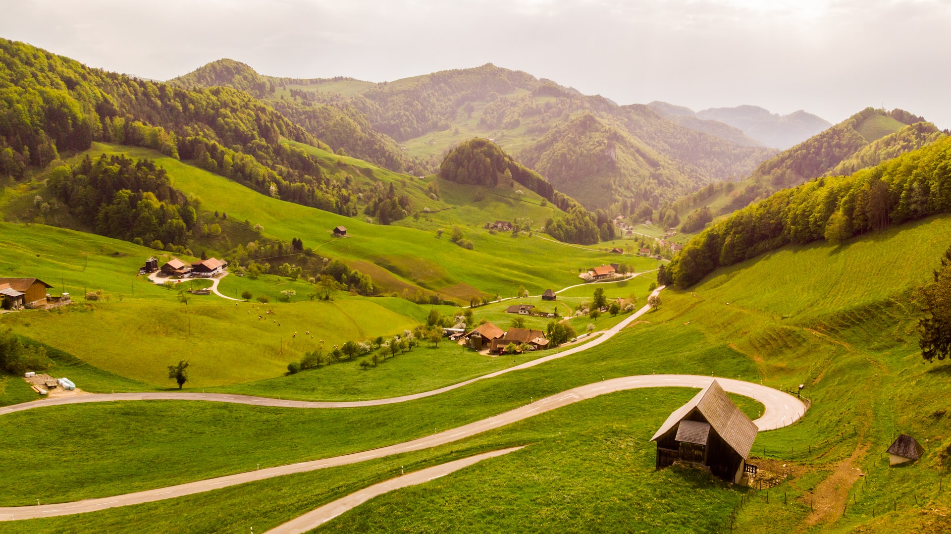 La campagne Suisse
